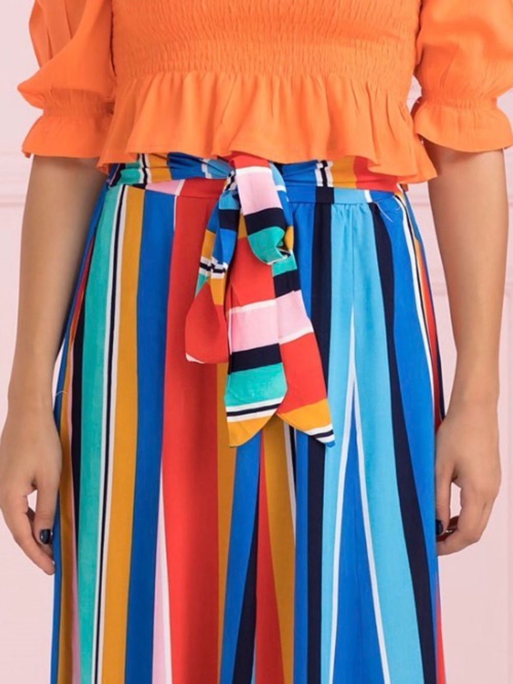 The Mint Julep Boutique Rainbow Skirt